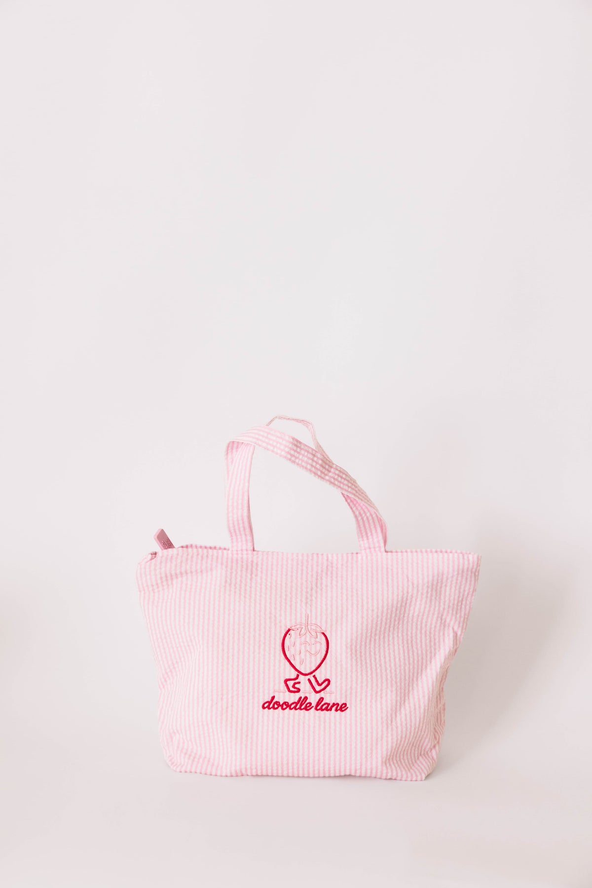 Seersucker mini tote