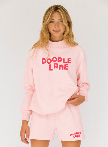 Signature mockneck short Set