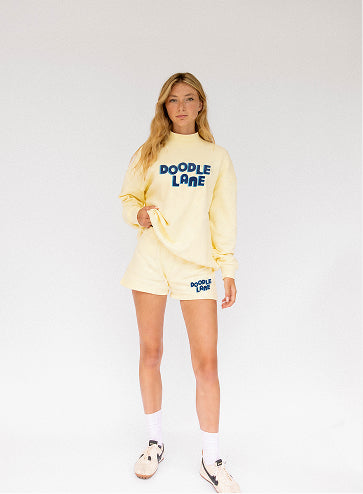 Signature mockneck short Set