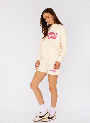 Signature mockneck short Set