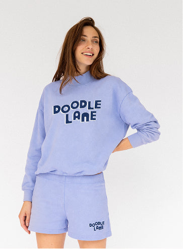 Signature mockneck short Set