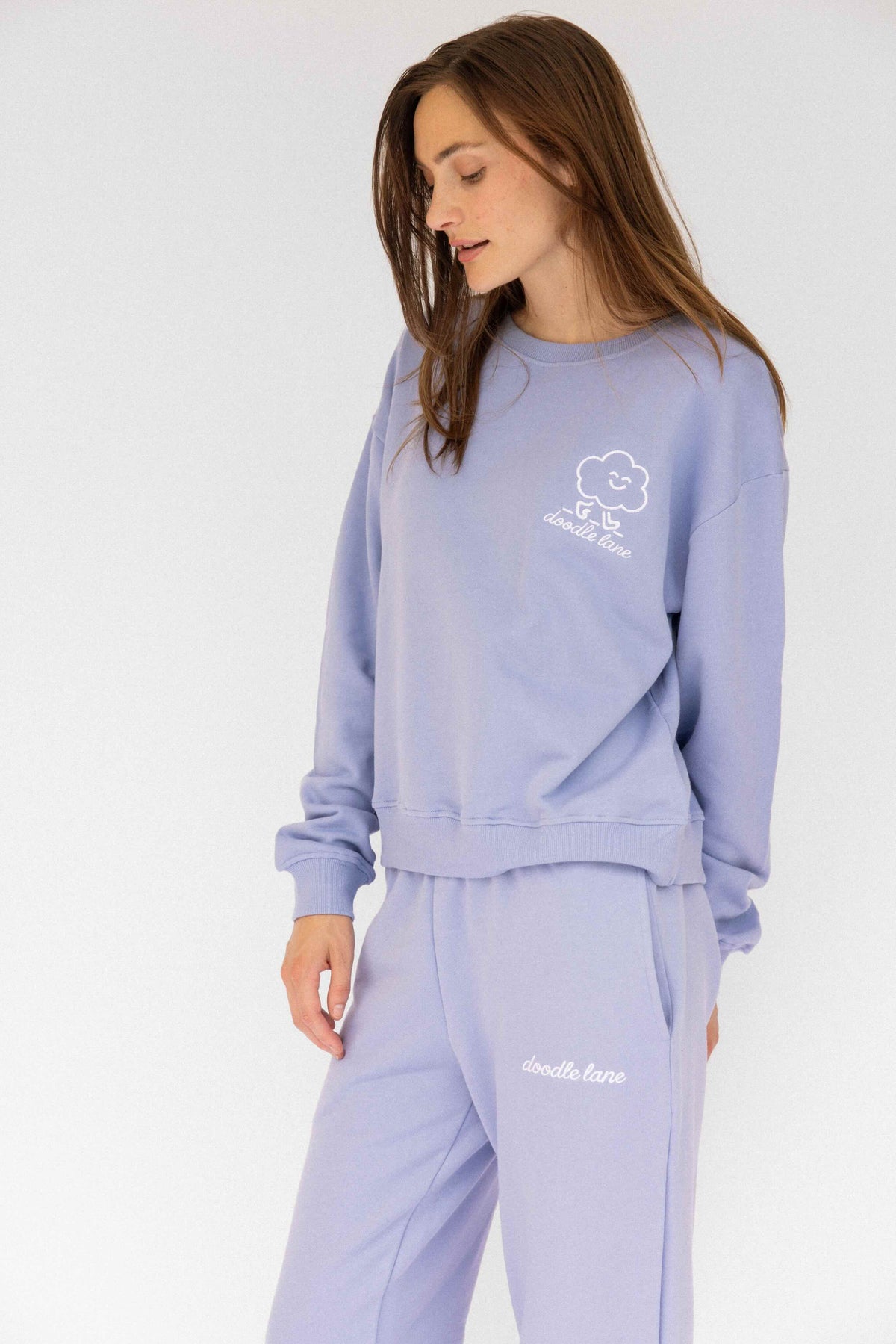 Signature Crewneck Cropped Pant Set
