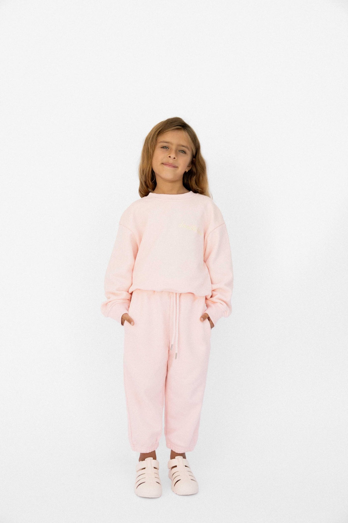 Signature Kids Cropped Crew Set